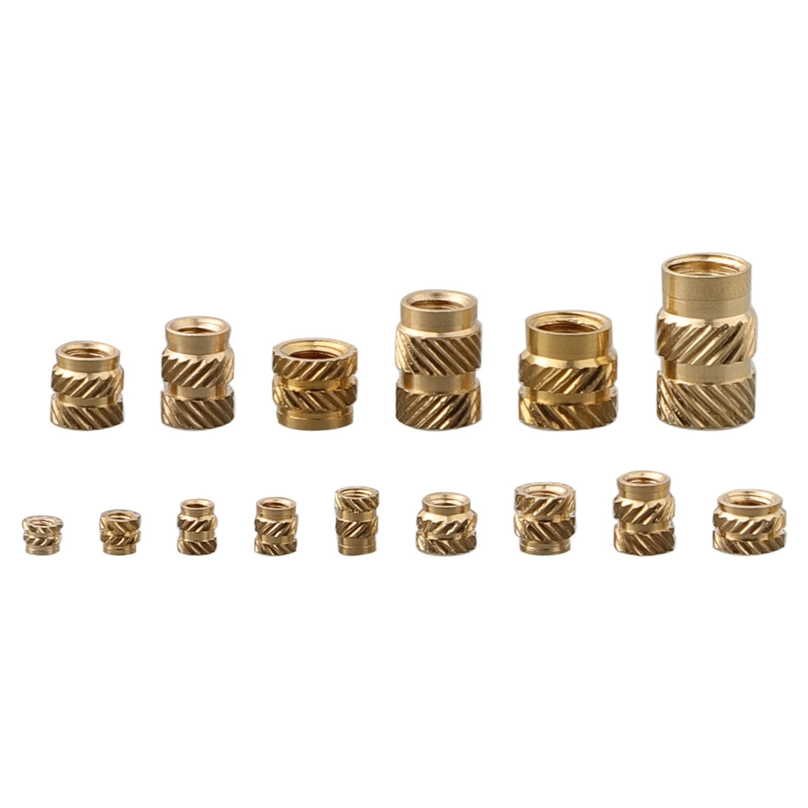 Threaded Inserts Brass M5 Threaded Threaded Knurled 15 Sizes 300 Pcs