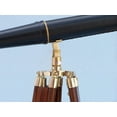thumbnail image 2 of NauticalMart floor standing admiral's brass/leather binoculars 62", 2 of 6
