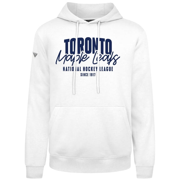 Men's Levelwear  White Toronto Maple Leafs Podium Response Pullover Hoodie