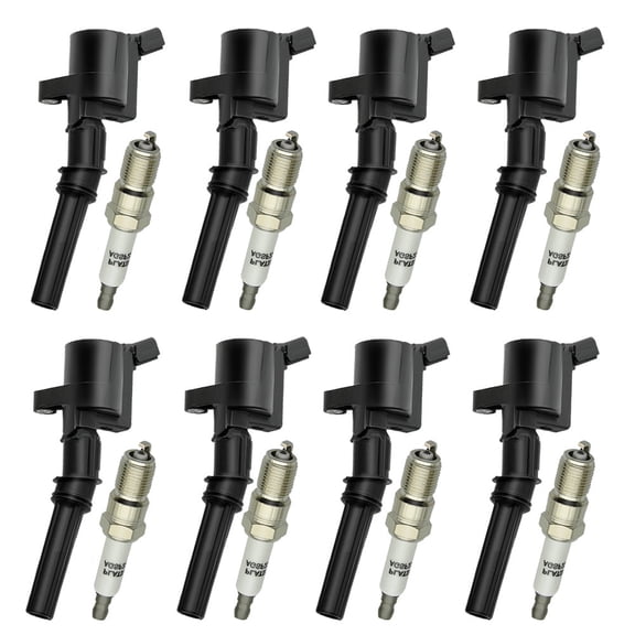8X Ignition Coils & 8x Spark Plugs For Ford F150 Lincoln 4.6L 5.4L V8 DG508 SP479