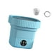 thumbnail image 4 of Lavadora eléctrica pequeña para ropa interior y sujetadores, ideal para apartamentos, viajes y autocaravanas. Azul, 4 of 9