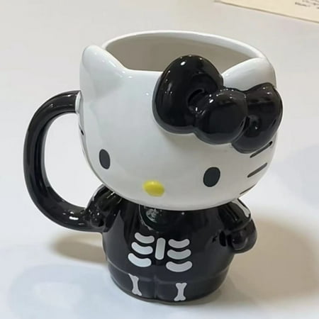 

HelloKitty character peripheral Christmas red and green color Kitty ceramic mug holiday home decoration kawaii children s gift