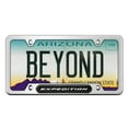 thumbnail image 2 of Ford Expedition Real Carbon Fiber Nameplate Chrome Stainless Steel License Frame, 2 of 8