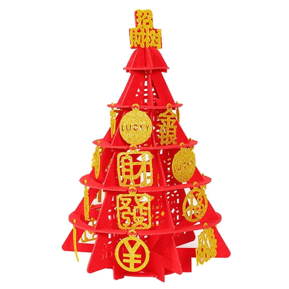 Yasu Chinese Ox Year Cash Cow Money Tree DIY New Year Home Desktop Party Decoration