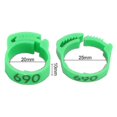 thumbnail image 4 of 100 Pcs Chicken Foot Ring Adjustable Size Poultry Leg Number Tag Buckle, 4 of 4