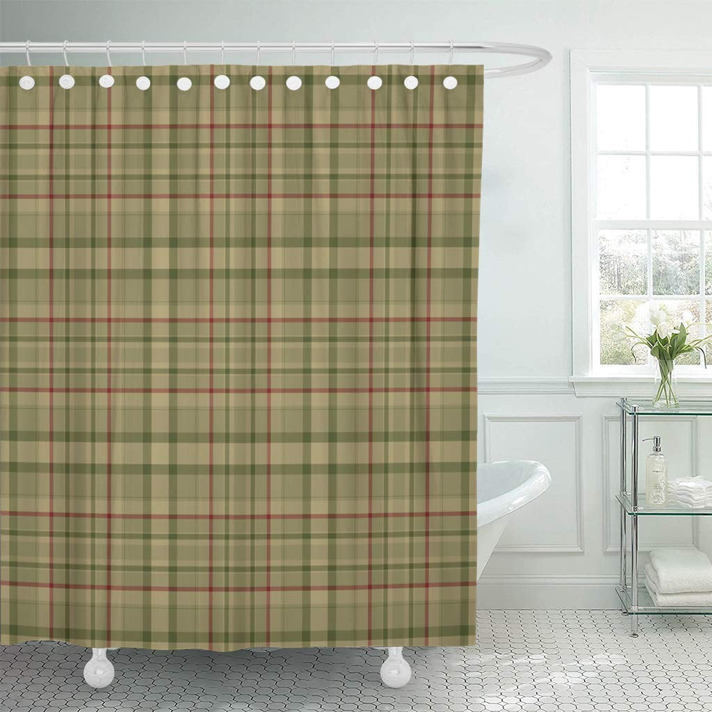 KSADK Green Fall Plaid Colorful Hunter Abstract Autumn Bright Cabin