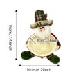thumbnail image 5 of Christmas Candy Basket Santa Snowman Doll Decor Woven Holder Basket Holiday Table Desk Decoration Candy Bowl Candy Gift Container, 5 of 7