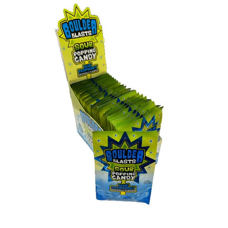 【開運·魔除 】爆アレ❗️レインボー☆スモーキーシトリン水晶クラスターA1584 KoKo's Boulder Blasts Sour Popping Candy Blue Raspberry 0.35 oz