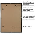 thumbnail image 4 of Americanflat 28x40 Poster Frame with Polished Plexiglass with 24x36 Mat Display Photo Soho Collection - Black, 4 of 8