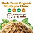 thumbnail image 5 of Organic Chickpea Fusilli Pasta, 8.8 OZ (Pack of 1) – Non-GMO, Single Ingredient. No Additives. Made in Italy, 5 of 7