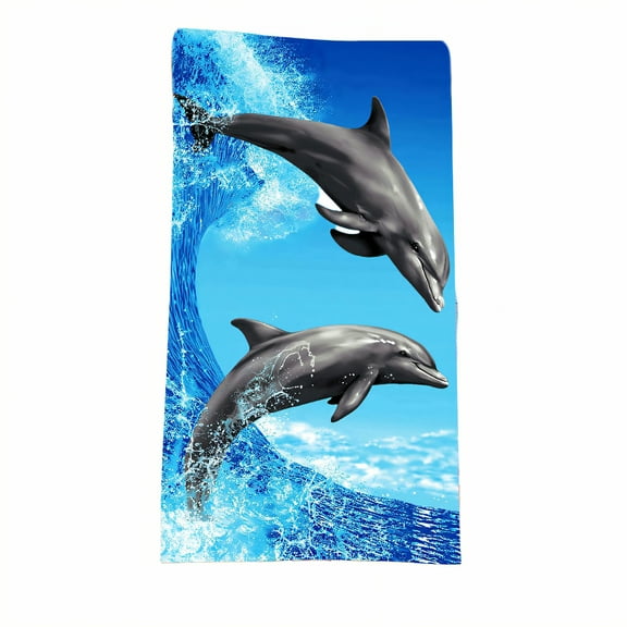 AUQ Beach Towels,Cool and Ventilated Beach Towels Oversized,150D Fiber Strand Quick Dry Beach Towel,Style1,35"x71"