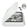 thumbnail image 1 of Ventilador de techo para autocaravana, caqeg 14, con ventilador de 12 V, 6 aspas, color blanco, 1 of 9