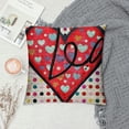 thumbnail image 2 of Valentine's Day Pillow Cover Love Striped Love Decor Throw Pillow Covers Valentine's Day Cushion Case Decoration for Sofa Couch, 2 of 5