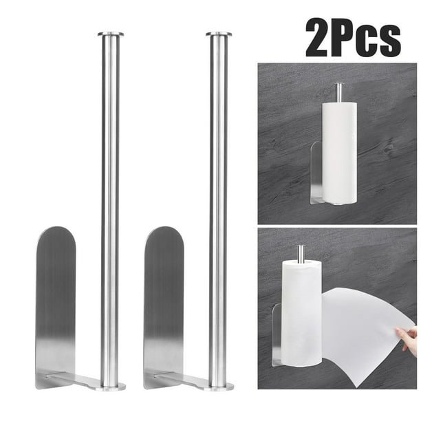 Dish Drying Rack Vertical Diversified Paper Towel Holder Wall Mount Paper Holder Storage Rack