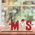thumbnail image 4 of Navidad Adorno de Madera Letra DIY Escritorio Pintado Placa Signo para, 4 of 9