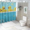 thumbnail image 7 of BCIIG Rubber Ducks Shower Curtain with Hooks for Bathroom Decor 60"x72, 7 of 7