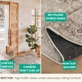 thumbnail image 5 of Bloom Rugs Washable Non-Slip 12 ft Runner - Beige / Gray Traditional Oriental Runner for Entryway, Hallway, Bathroom, and Kitchen - Exact size: 2.5' x 12', 5 of 10
