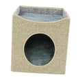 thumbnail image 4 of Cama para gatos para gatos de interior, cama para dormir para mascotas, escondite para gatos, nido semicerrado para gatos, 4 of 8