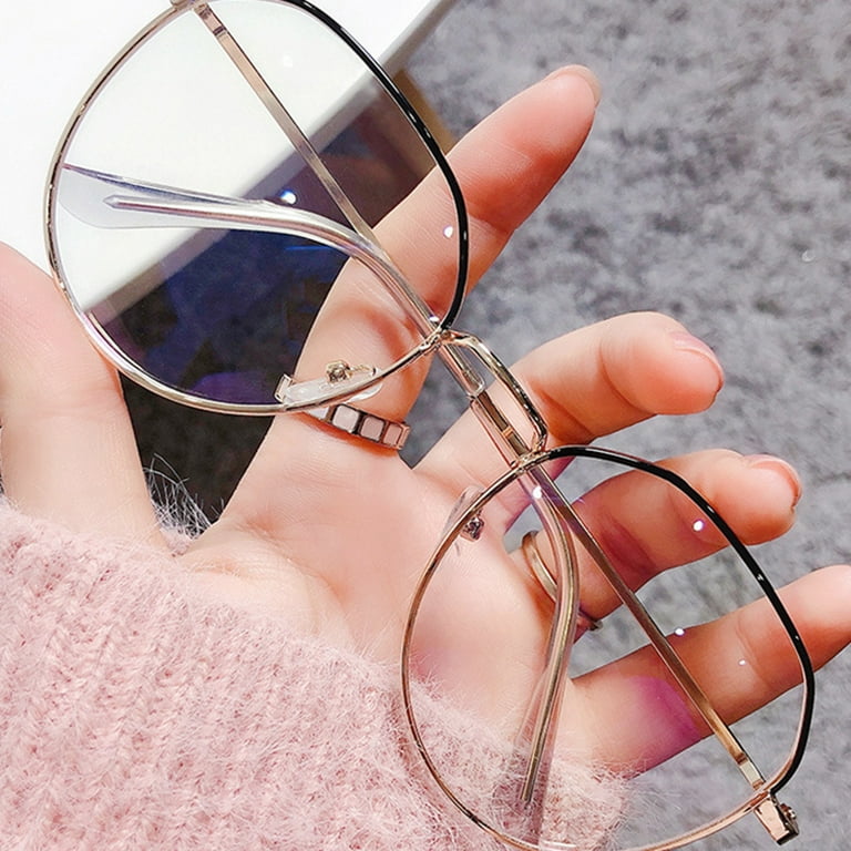 Anti Blue Rays Reading Glasses Fashion Ultralight Metal Frame For