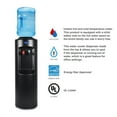thumbnail image 4 of Brio CL520 Series Commercial Grade Top-Load Hot and Cold 39-194 Degrees Temperature Range Water Cooler Dispenser With Child Safety Lock Holds 3-5 Gallon Bottles - UL Listed/Energy Star Approved, 4 of 9