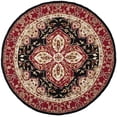 thumbnail image 2 of Safavieh Easy Care Erykah Oriental Area Rug, Black/Red, 8' x 8' Round, 2 of 8