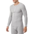 thumbnail image 6 of Fruit of the Loom Men's Thermal Waffle Henley Top, 2-Pack, Sizes S-5XL, 6 of 13