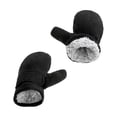 thumbnail image 2 of Bearachild 1 par de manoplas para niños, funda para los dedos de invierno, cubiertas para los dedos forradas, cómoda manopla para niños, manopla para Suministros térmicos Negro Bearachild HA060203-02B, 2 of 6