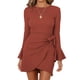 thumbnail image 1 of Vestido mini ajustado de manga larga sexy para mujer, vestido elegante, regalo para mujer, 1 of 7