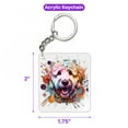 thumbnail image 5 of Goldendoodle Portrait Watercolor Vintage Retro Styles Acrylic Keychain Doodle Dog Lover Gifts Idea Collar Charm Tag Keyring - 00001, 5 of 5