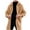 Khaki, variant on XWSHYW Mens Coats Fashion Mens Solid Color Medium Long Sweater Knitted Cardigan Jacket