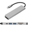 thumbnail image 4 of Concentrador USB 3.0, Velocidad De Transmisión Rápida Estable De 5 Gbps Del Divisor USB Para Computadora Portátil Para Computadora Portátil ANGGREK USB HUB 6‑in‑1, 4 of 8