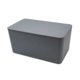 thumbnail image 2 of Caja de almacenamiento de pañuelos húmedos a prueba de polvo para bebé, sellada con tapa (gris), 1 unidad, 2 of 3