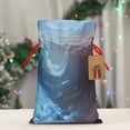 thumbnail image 5 of Naloa Red And Blue Fire Mountains Drawstring Christmas Bags, 3D Xmas Gift Bags, Christmas Wrapping Bags, Xmas Goodie Bags, Treat Pouch Bags, Party Favor Bags-Medium, 5 of 9