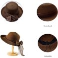 thumbnail image 5 of Women Floppy Sun Hats Fashionable Summer Wide Brim Cap BeachStraw Hat UV UPF50 Travel Packable, 5 of 6