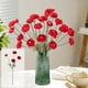 thumbnail image 1 of Ramo de rosas artificiales tallo floral sintético de 22,8" Arreglo floral de plástico Naranja, rojo, azul, rosa blanco • Decoración del hogar Jarrón de mesa para la boda, 1 of 7
