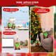 thumbnail image 3 of 2 adornos de gnomo navideño, gnomo de peluche Grinch, gnomo de Papá Noel para decoración de fiesta de Navidad, decoración de mesa navideña. barba verde, 3 of 7