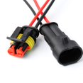 thumbnail image 3 of Conector a prueba de agua, Conectores de cable eléctrico autoblocantes de 2 clavijas con cable marino de 16 AWG para automóviles, camiones, barcos y otras conexiones de cables. (paquete de 5) (conector de 2 pines) ACTIVE Biensenido a ACTIVE, 3 of 4
