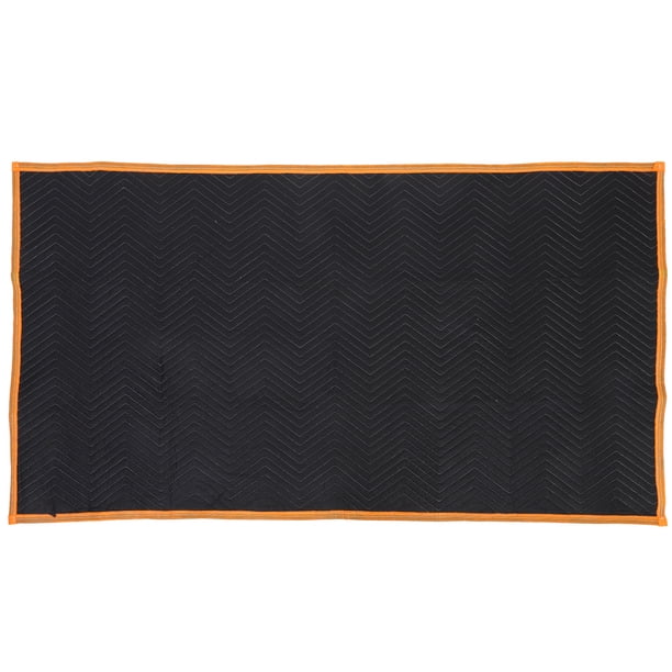 BRIGHTFUFU Mantas de mudanza, mantas de embalaje acolchadas de alta resistencia para mudanzas, envíos, protección de muebles, mantas para muebles, suministros de mudanza, color negro