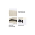 thumbnail image 5 of Same as B083121461 Elena Twin Size Beige Velvet Upholstered Daybed, Ribbed Tufted Backrest, Daybed in Lavish Modern Design, Richly Hued Foam Comfort, 5 of 8