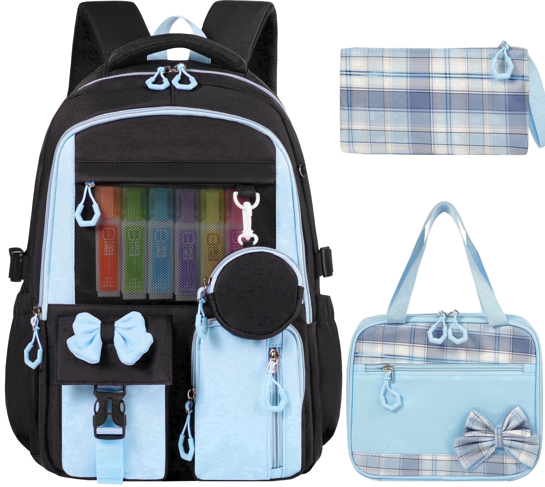 Hurley Men's One & Only Backpack and Lunch Set, Midnight/Teal, One