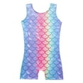 thumbnail image 3 of URMAGIC Mermaid Gymnastics Leotard for Girls Toddler Kid Dance Unitards Biketards, 3 of 9