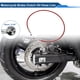 thumbnail image 2 of Manguera de aceite de freno de embrague para motocicleta de 110 cm con trenzado de nylon y alambre de acero inoxidable PU para motocicletas y bicicletas de tierra rojas, 2 of 6