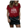 thumbnail image 1 of Betiyuaoe T Shirts T-shirt à Manches Courtes à Col Rond et à Manches Courtes avec Col Rond pour Femmes, 1 of 6