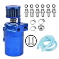 thumbnail image 1 of Speravity Depósito de respiradero de combustible de lata de captura de aceite de coche de aleación de aluminio de 2 puertos con filtro Vehículos, repuestos y accesorios Mis Azul, 1 of 6