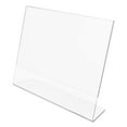 thumbnail image 6 of Deflecto Classic Image Slanted Sign Holder, Landscaped, 11 x 8.5 Insert, Clear, 6 of 9