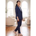 thumbnail image 3 of Jessica London Women's Plus Size Bi-Stretch Straight Leg Pant, 3 of 3