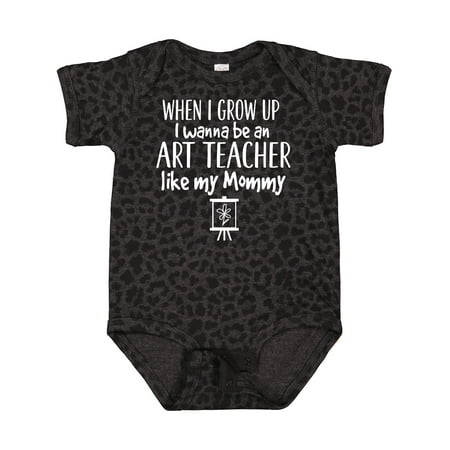 

Inktastic Future Art Teacher Like Mommy Gift Baby Boy or Baby Girl Bodysuit