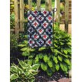 thumbnail image 2 of POGLIP Blue Abstract Ikat Pattern Modern Colorful Batik Beauty Classic Color Garden Flag Decorative Flag House Banner 12x18 inch, 2 of 2