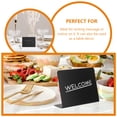 thumbnail image 2 of FUEENIRVA PVC Black Chalkboards for Writing Messages Desktop Signs 24Pcs, 2 of 8