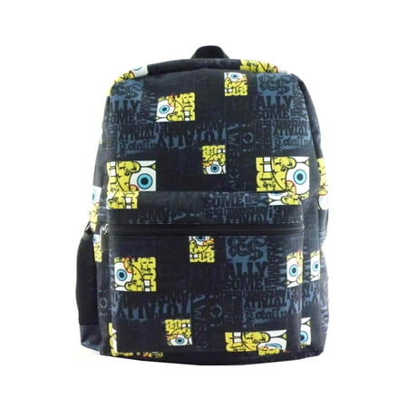 Spongebob Squarepants Print Licensed Backpack Black One Size